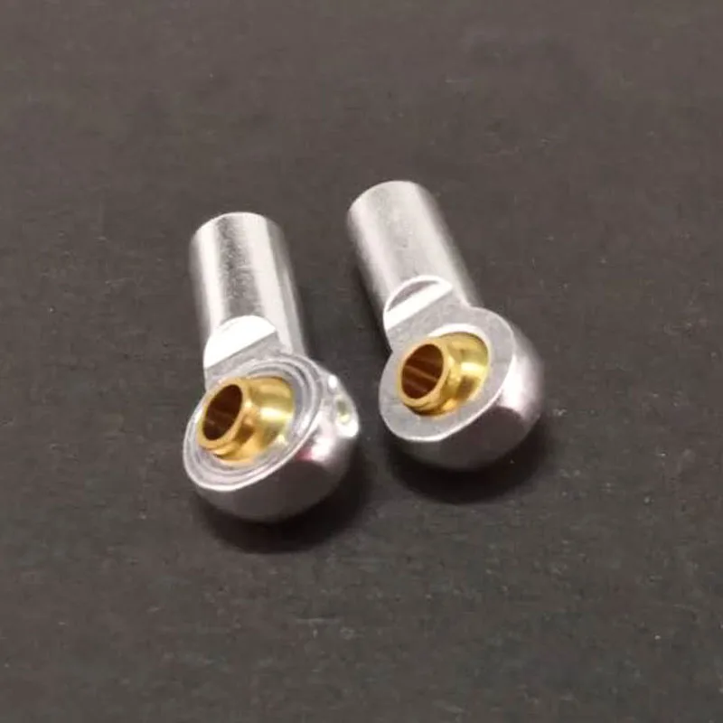 1 Pair RC Ball Buckle/ M3 Pull Rod Head/ Aluminum Alloy Cup,  Fsh Eye Bearing/DIY Model Accessories