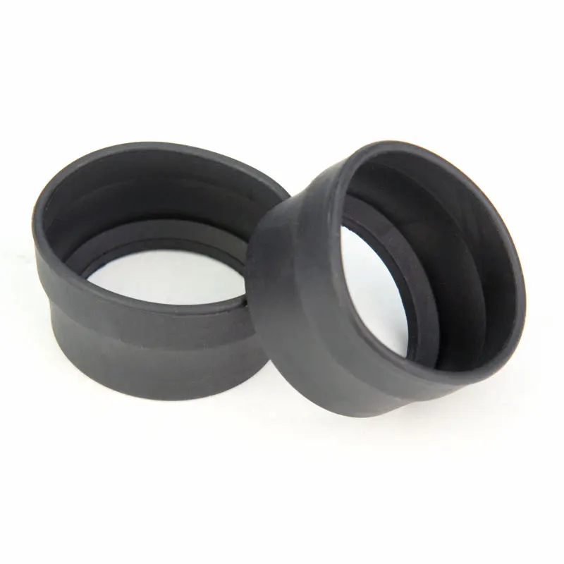 2pcs 33-38mm High Elasticity Rubber Eyepiece Eyecup Guard for 33-39mm Stereo Microscope Lens