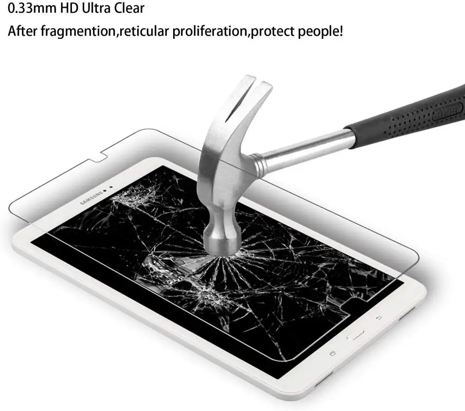 Dla Samsung Galaxy Tab A A6 10.1 (2016) T580 T585 - 9H Tablet folia ochronna folia ochronna Anti Fingerprint szkło hartowane