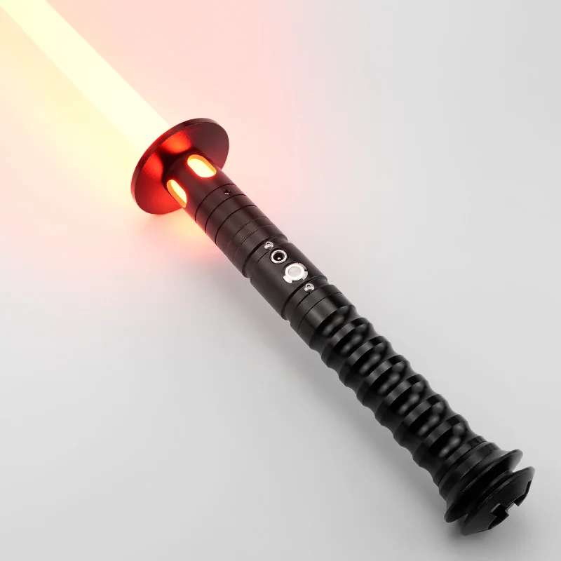 

THYSABER metal hilt heavy dueling lightsaber with 12 color changes and 10sets of sound Samurai Laser sword toys