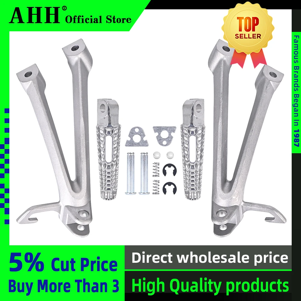 

AHH Aluminium Rear Footrests Bracket Kit Foot Pegs Rests Assembly For Suzuki GSXR600 GSXR750 small R 2006 2007 K6