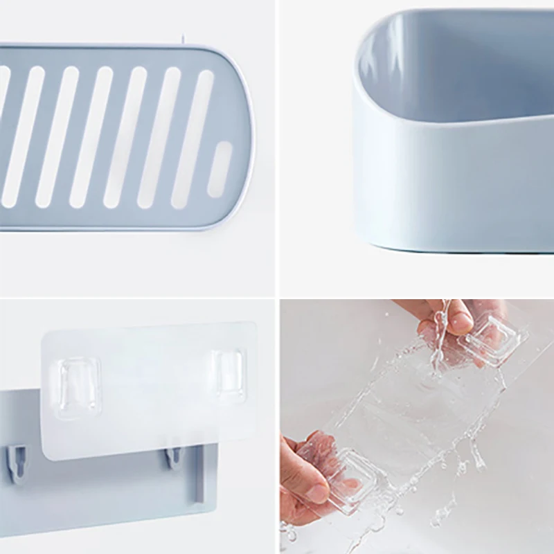 EHEH nuovo scaffale autoadesivo cucina lavandino del bagno toilette scaffale di stoccaggio multifunzione scarico potente organizzatore di stoccaggio Rack di lavaggio