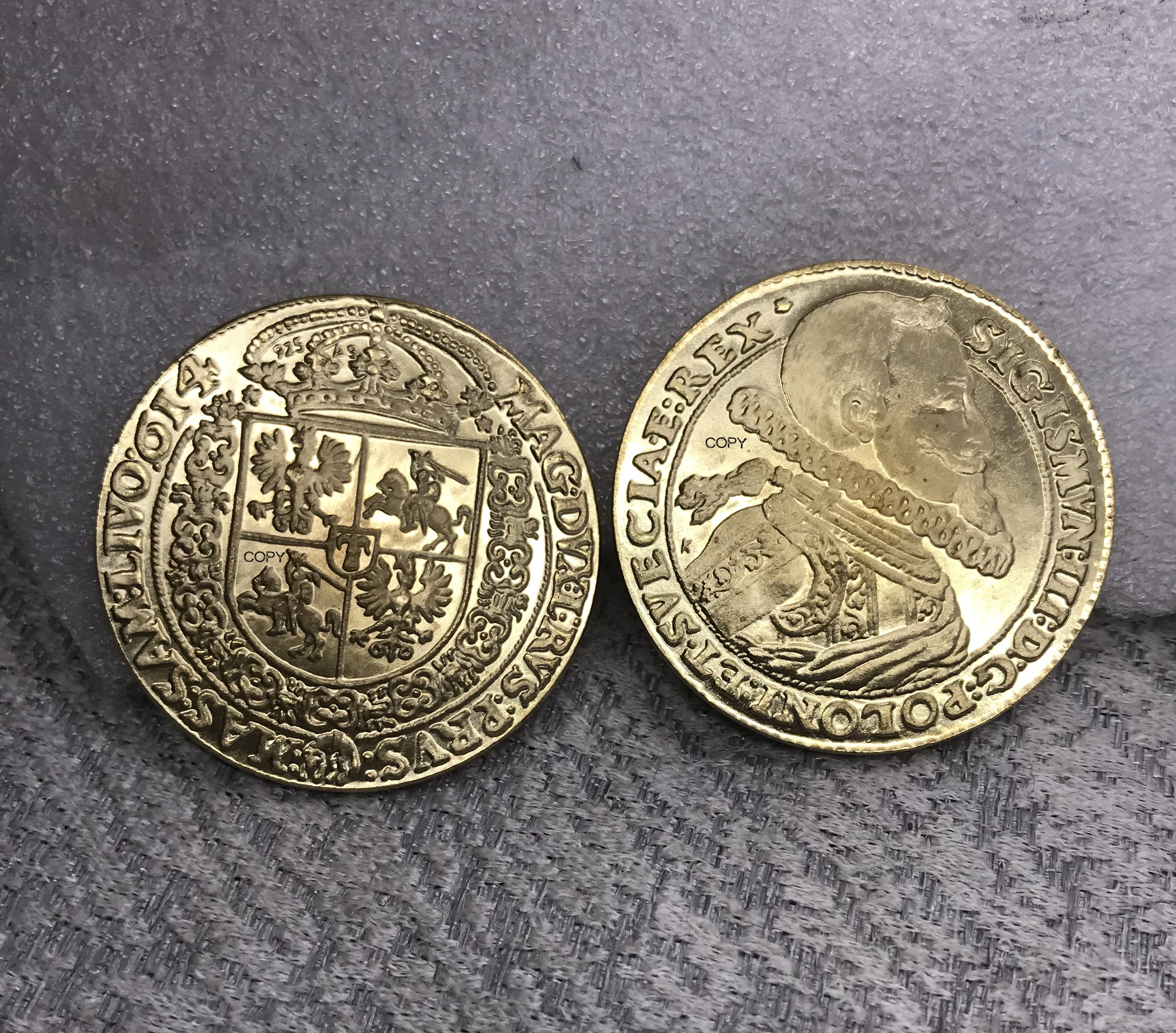 عملات ذهبية Bydgoszcz-polin ، عملات ذهبية ، waza