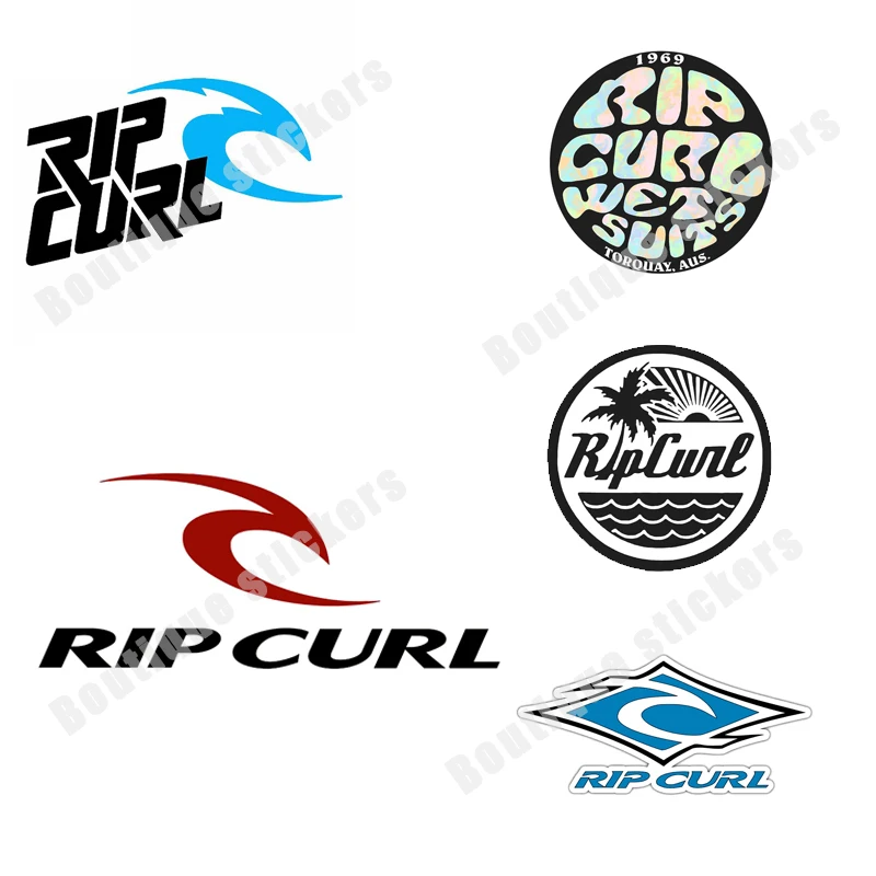 Curl logo sticker cover scratch waterproof customized hot sale high quality self-adhesive paper exquisite decal vinyl sticker