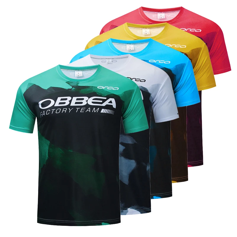 Summer new style mountain bike breathable short-sleeved cycling shirt, cycling jersey, men's jersey