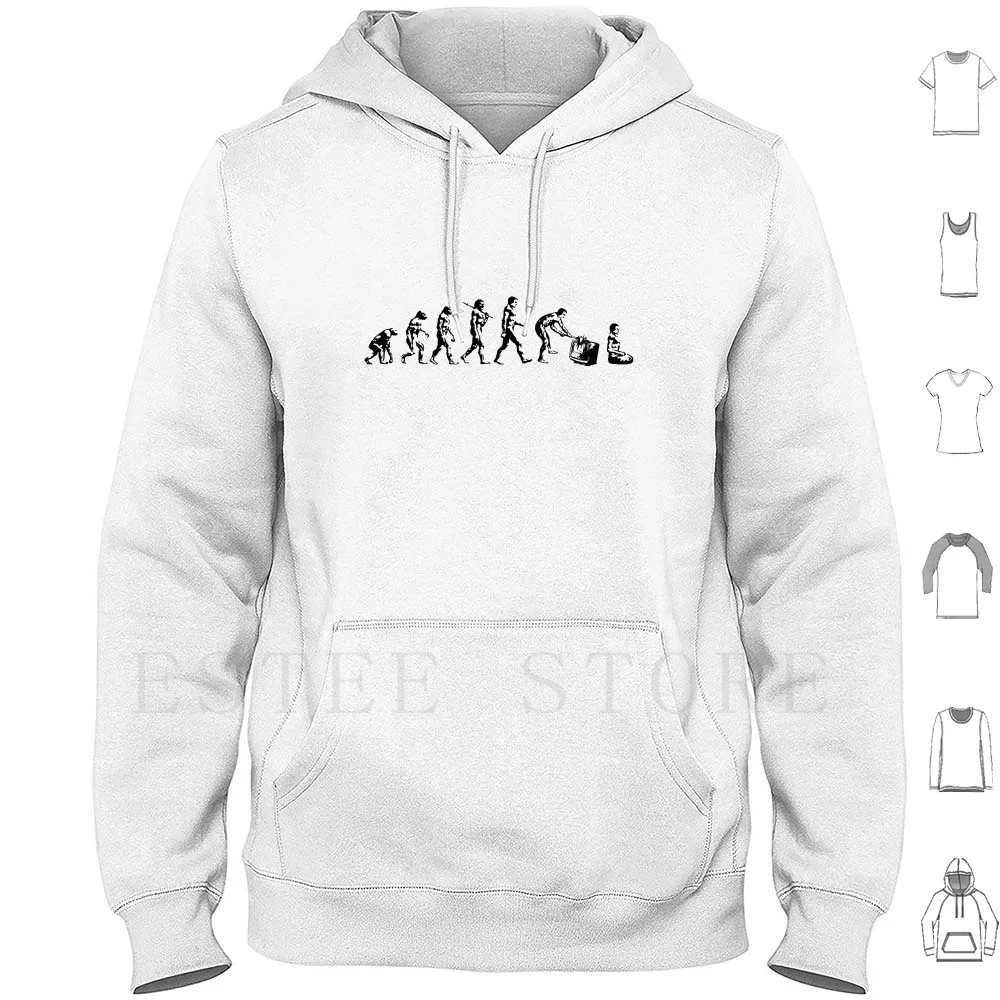 Evolution de l'esprit sweats à capuche développement de la méditation mentale évolution intelligente intelligente Darwin méditation singe évoluer
