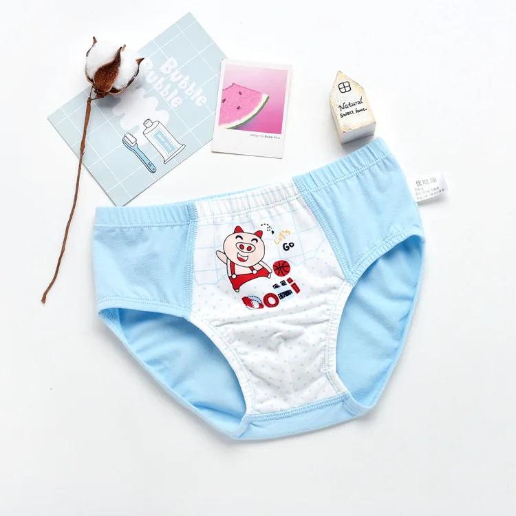 2pcs/lot Underpants Briefs for Boys Underwears Panties Infant  cotton  Underwears for 2-9 Y baby panty