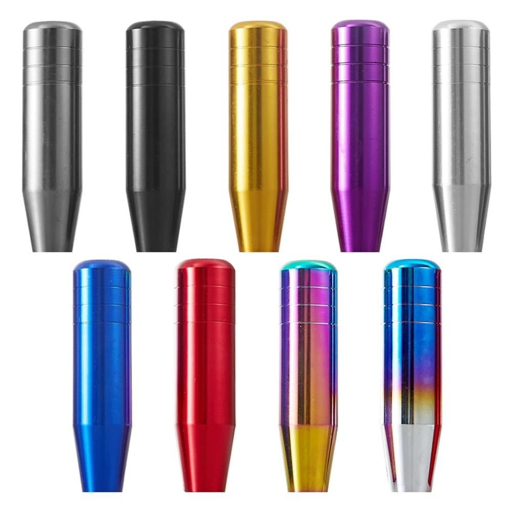13cm Car Aluminum Alloy Gear Shift Knob Extended Long Manual Gear Stick Lever Shifter Knob Fit For Honda Toyota Acura Lexus