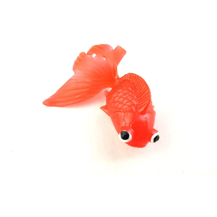 Peixinho 10 pçs/set Simulação Macio Banho Do Bebê Brinquedo TPR Translúcido Flutuante Marinho Modelo Animal Crianças Praia de Natação Presente