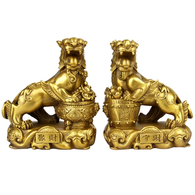 

Feng Shui Green Pi Yao/Pi Xiu Wealth Porsperity Statue,Feng Shui Decor