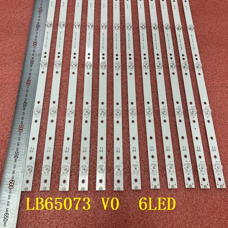 6LED LED Backlight Strip For TV H65AE6030 H65AE600 H65AE6000 H65A6100 H65A6140 H65AE6100 TV LC-65Q6020U LB65073 V0