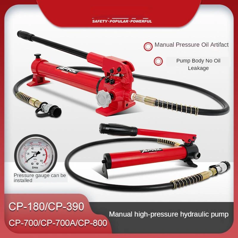 Cp180/700 hydraulic manual pump high pressure oil pump system press