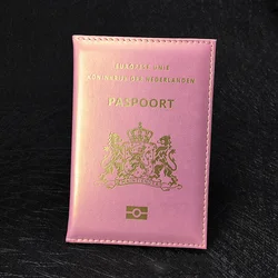 Linda funda de pasaporte holandés, funda de viaje para documentos, pasaporte holandés, Paspoorthoesj