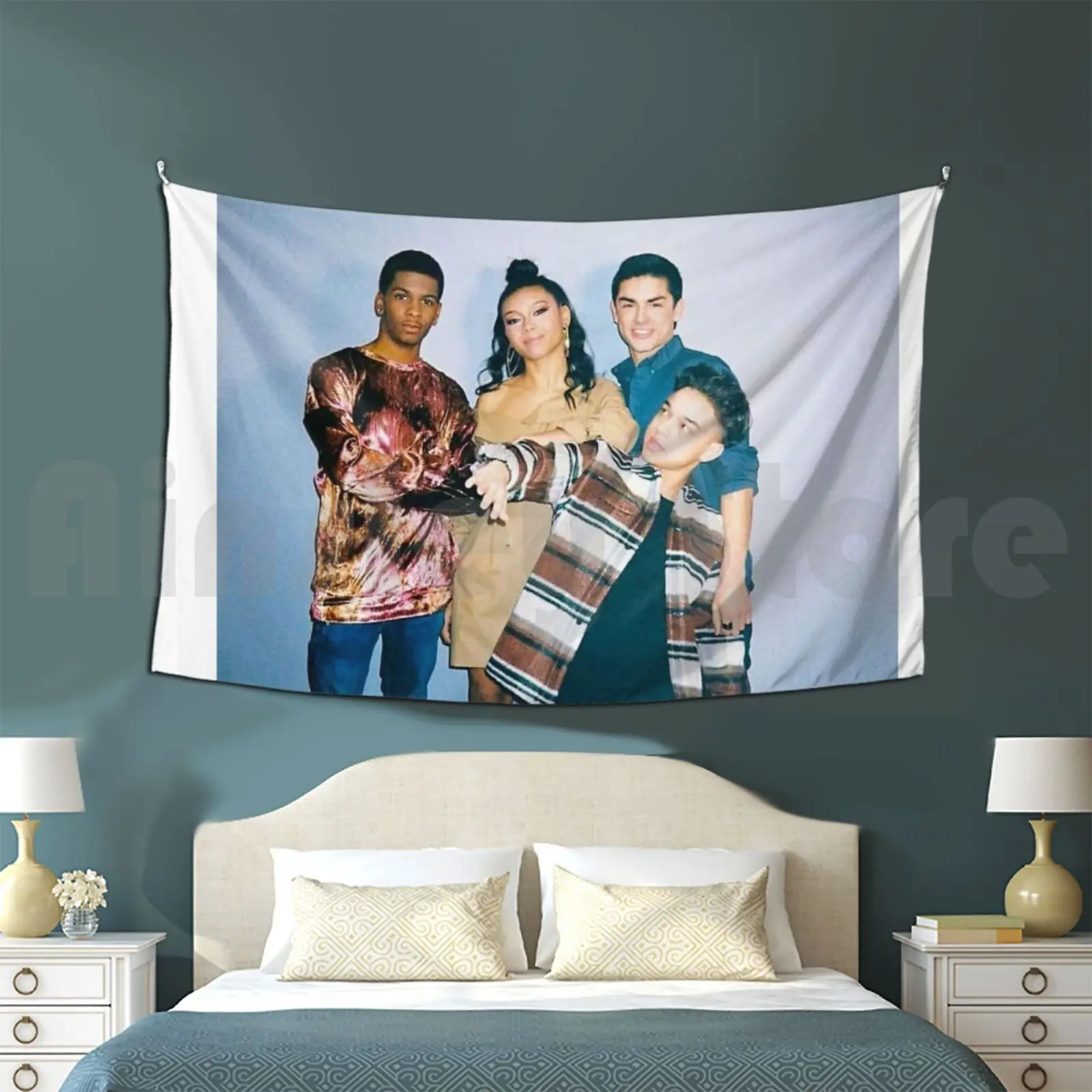 

On My Block Tapestry Living Room Bedroom On My Block Omb Sierra Capri Brett Gray Diego Tinoco Monse Finnie Jamal Turner