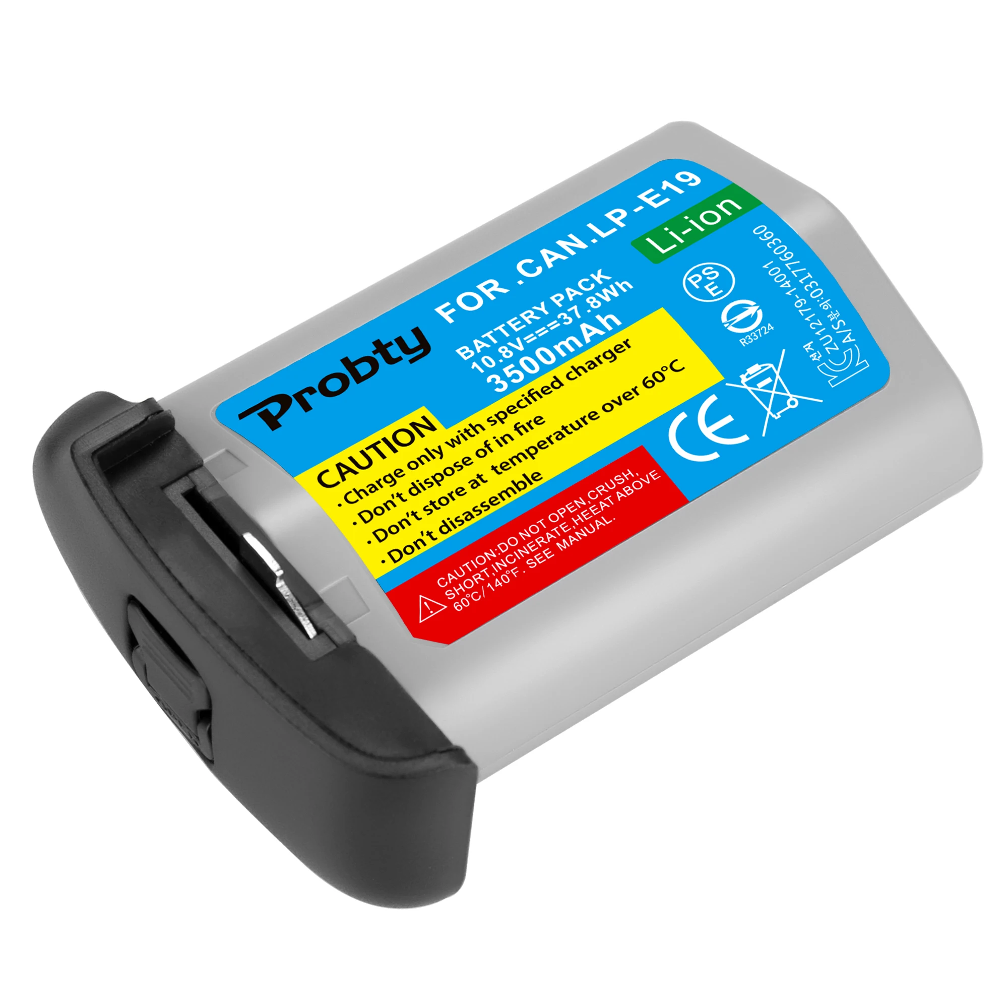 Imagem -03 - lp Bateria Akku para Canon1dx E19 1dx Mark2 Mark3 Mark4 1ds Câmeras Slr Pcs 3500mah 10.8v Lp-e19