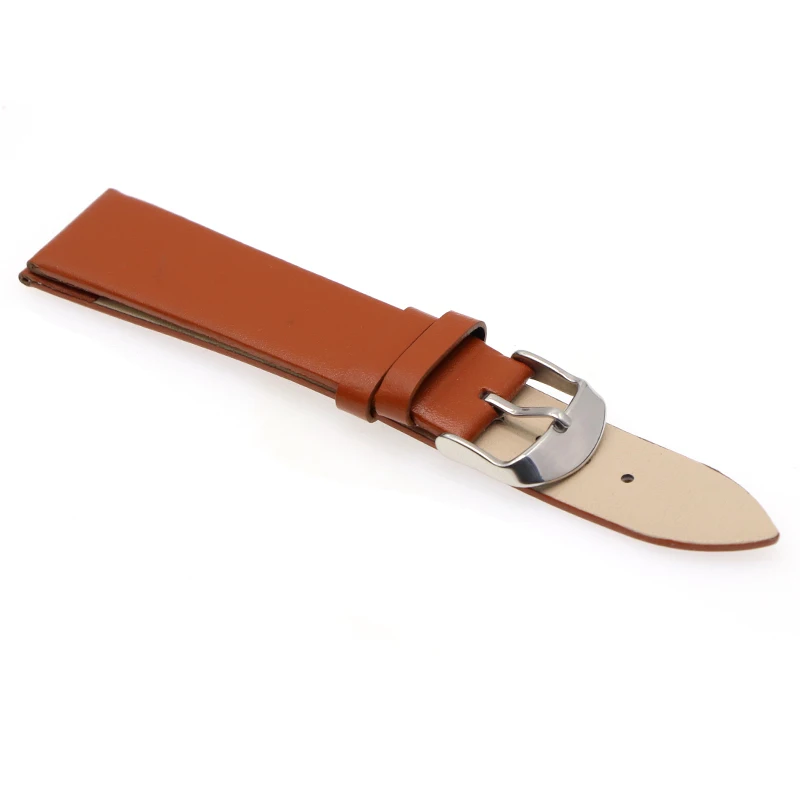 1PCS 12MM 14MM 16MM 18MM 20MM 22 MM Soft Grain Leather Watches Bracelet Watch Band Men and Women Straps