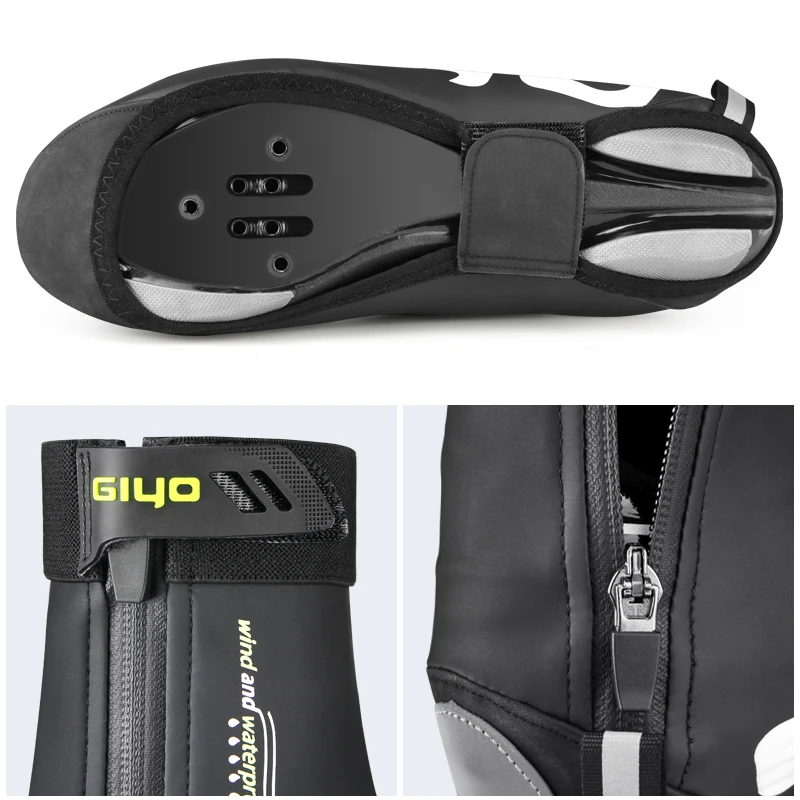 GIYO-Capas Impermeáveis de Ciclismo para Homens e Mulheres, Tampa Sapatos, Sapatos, Protetor de Bloqueio, MTB, Road Bike, Corrida