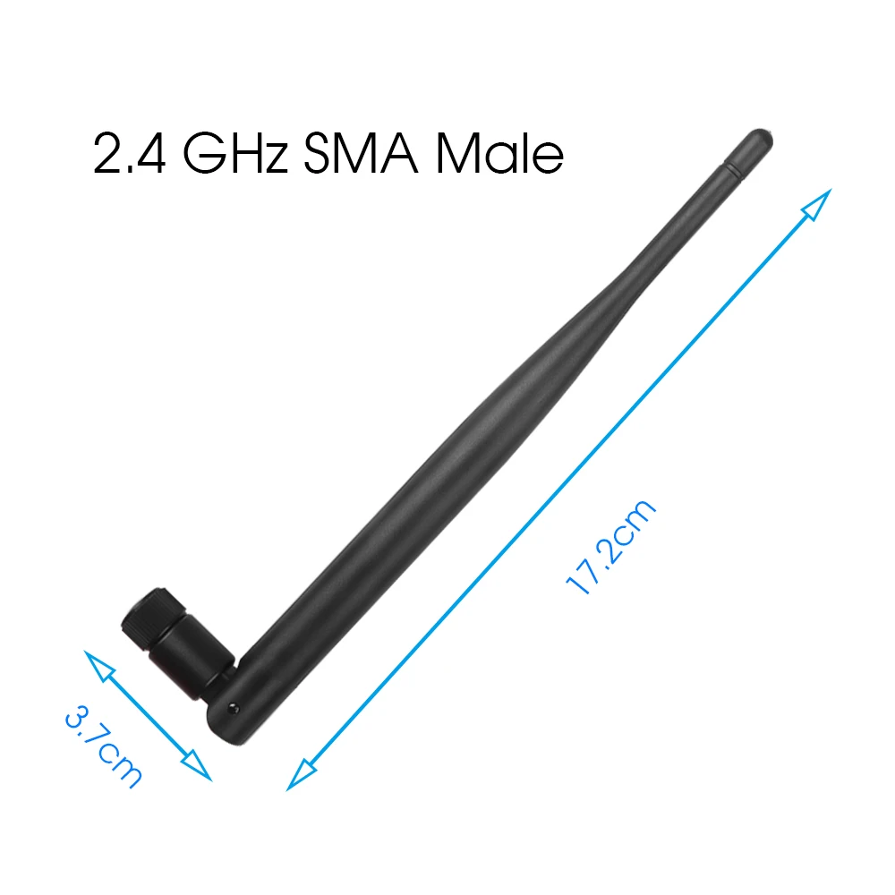 2PC 2.4 GHz WiFi Antenna 5dBi Aerial RP-SMA Male Wireless Router 2.4ghz Antenna wi fi Amplifier Booster For Router