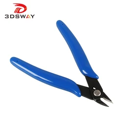3DSWAY 3D części drukarki szczypce ukośne Mini przecinak do drutu, małe, miękkie, do cięcia elektroniczne szczypce przewody guma izolacyjna narzędzia ręczne