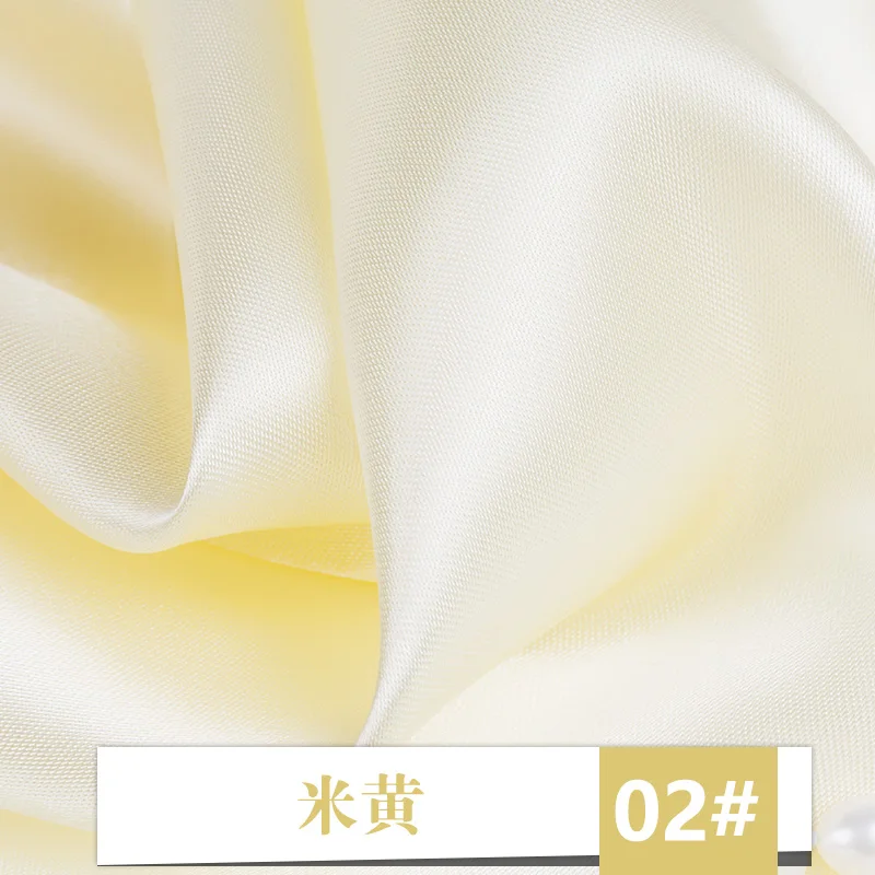 100cm*150cm Satin Fabric Satin Color Ding Li Box Lining Silk Big Red Cloth Wholesale Silk Cloth