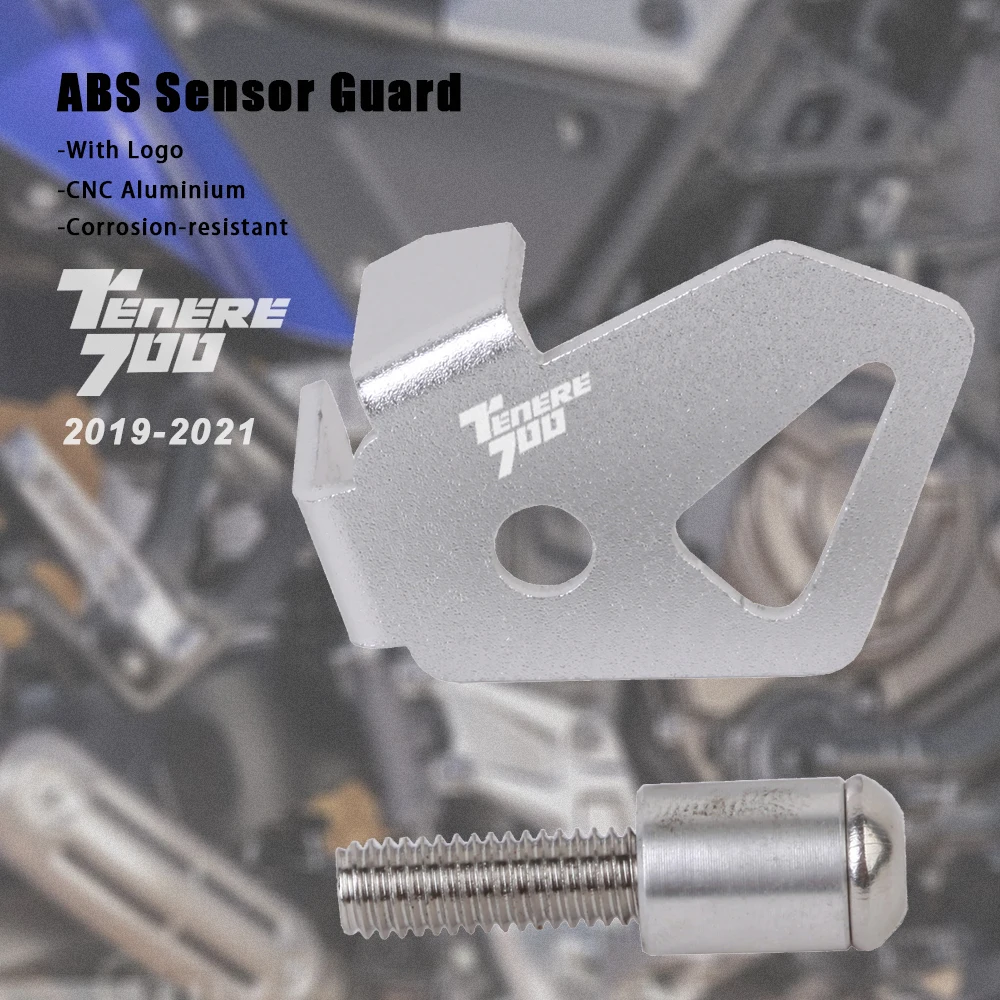 

For Yamaha Tenere 700 Tenere700 XTZ700 2019 2020 2021 Motorcycle Aluminum Rear ABS Sensor Guard Cover Protector Accessories
