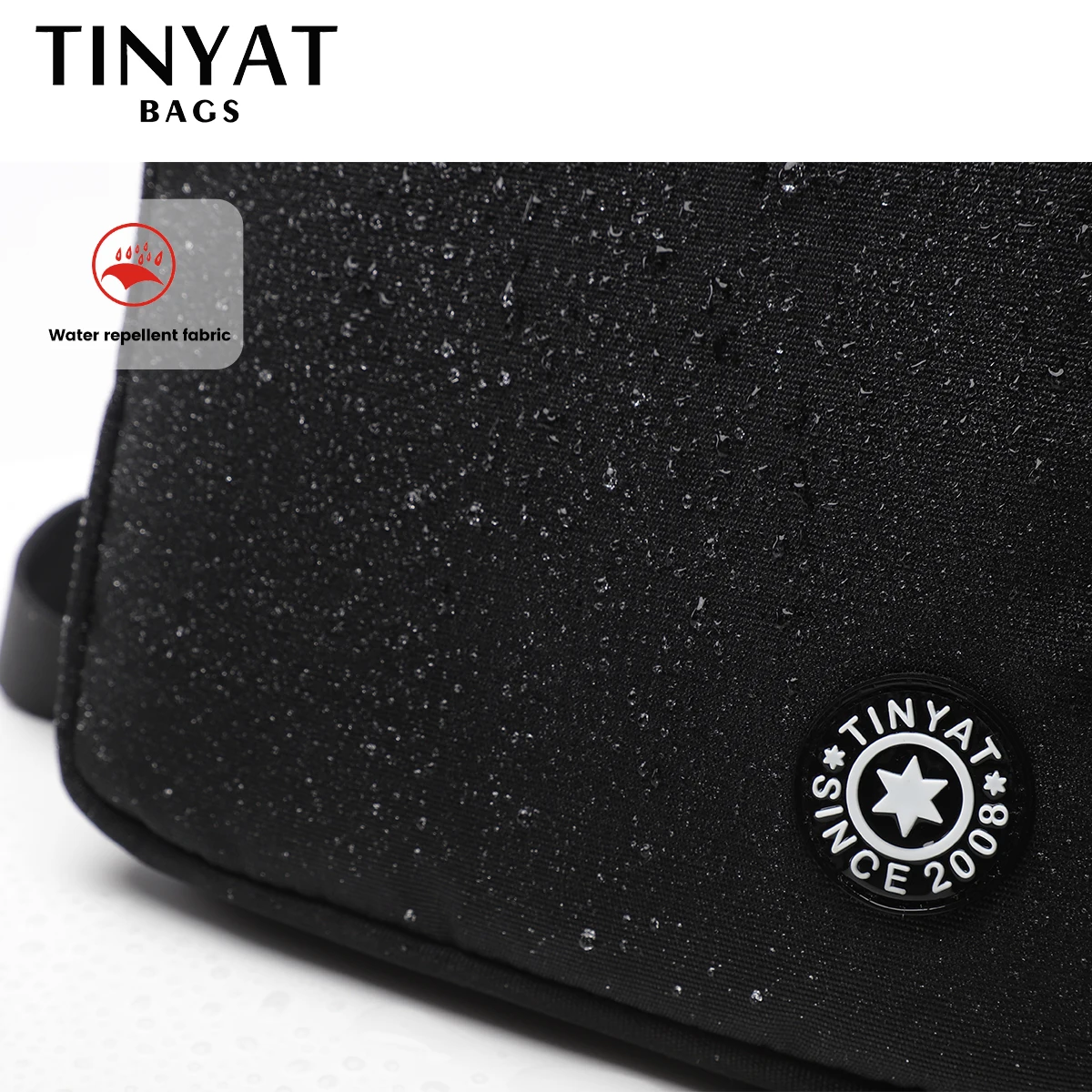 Tinyta sacos de ombro dos homens para 9.7 polegada ipad luz à prova dwaterproof água ocasional crossbody saco lona preta mensageiro bolsa ombro