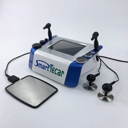 Smart Tecar Cet Ret Pain Relief Physical Therapy Physiotherapy Diathermy Slimming Machine with 2pc  80mm heads