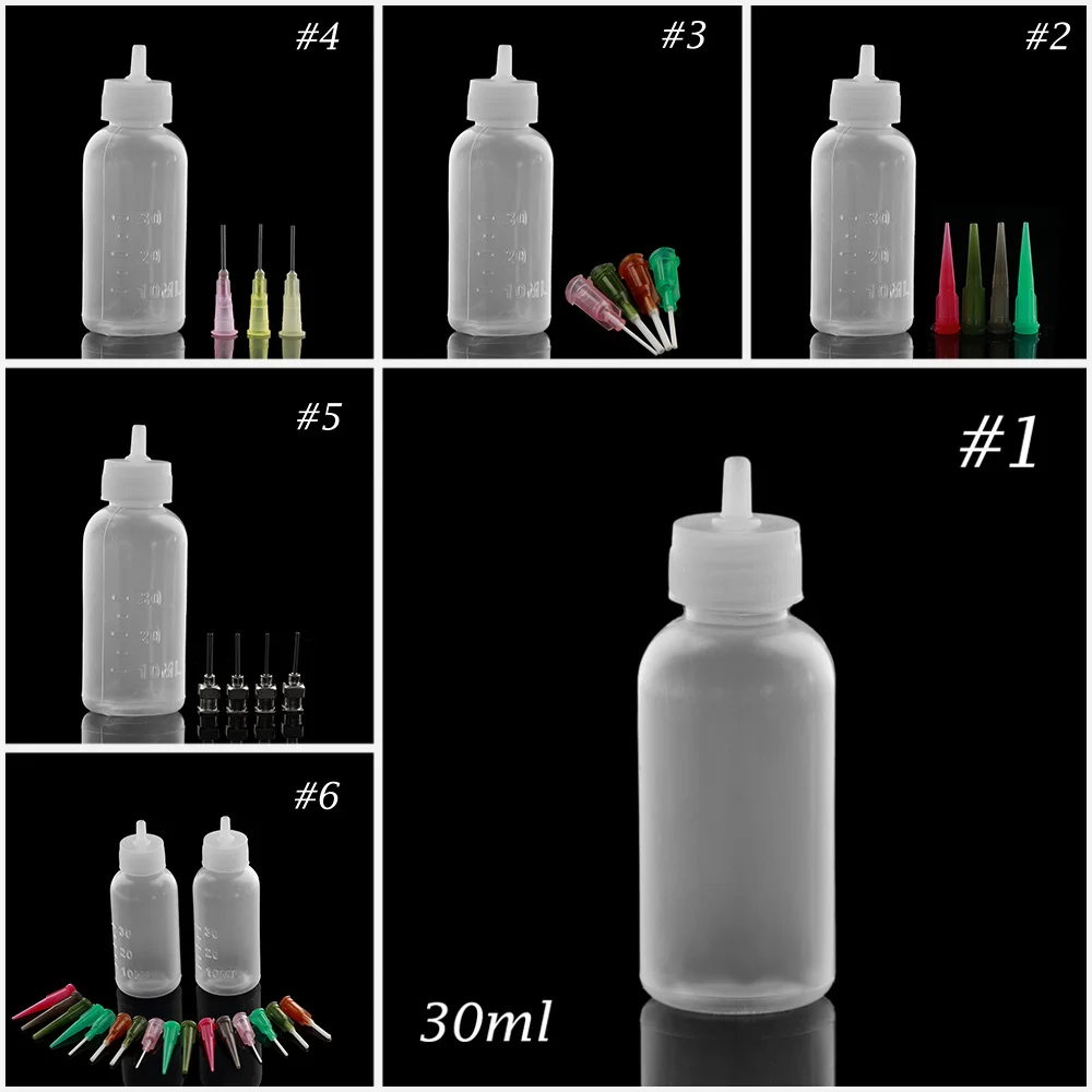 Henna Kit Applicator Bottle Paste Nozzle Tattoo Caps Body Art Tattoo Bottle Drawing Making Tool Set Tattoo Accessories