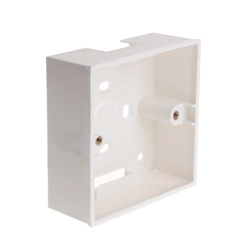 86 Type Wall Switch Box Electrical Outlet Flush Mount Junction Box Surface Mount Backbox for Touch Dimmer Switch