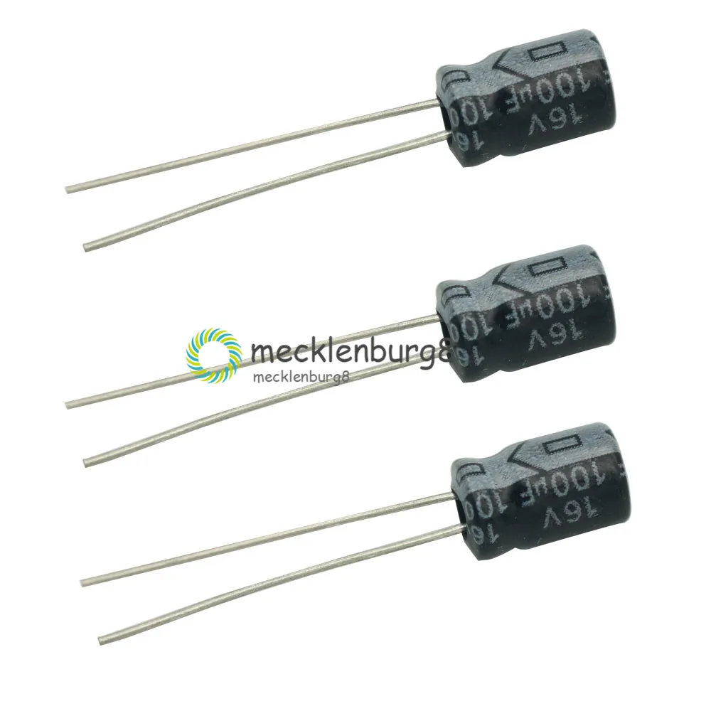 高品質16v100uf 5 * 7mm 100uf 16v 5*7電解コンデンサ10個
