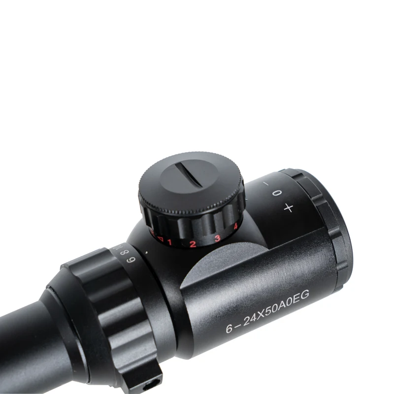 riflescope 6-24X50AOEGHunting Rifle Scope Red&Green Illuminated/Gun Scope with Free Mount/Fully Multi-Coated Lens