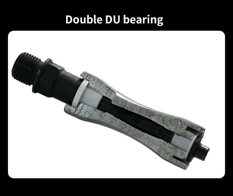 WELLGO M248 Mountainbike Pedal Rennrad Fixed Gear DU Lager Rutschfeste Ultraleichte Pedal Pedal Gewinde Fahrrad Zubehör – Detail 6