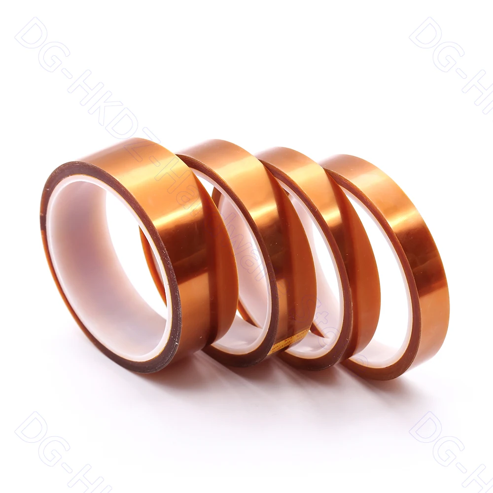 KAPTON TAPE Polyimide Adhesive 280° Thermal Insulation Tape Single-Sided Width 5 8 10 12 15 18 20 25 30 35 40 45 50 55 60mm