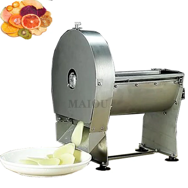 เครื่องตัดผักผลไม้ไฟฟ้าเชิงพาณิชย์มัลติฟังก์ชั่มะนาวมันฝรั่งขิงมันฝรั่งเครื่องตัดชิปราคา