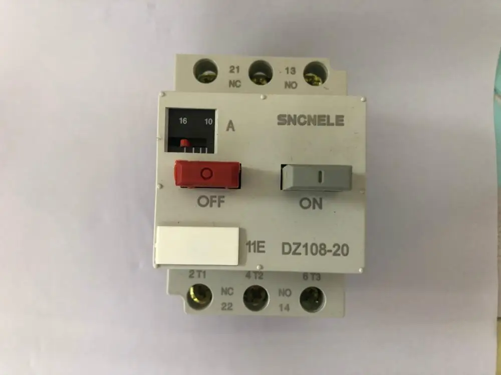 DZ108-20 Motor protection Motor switch Moulded Case Circuit Breaker Switch Air Switch Overload Protection