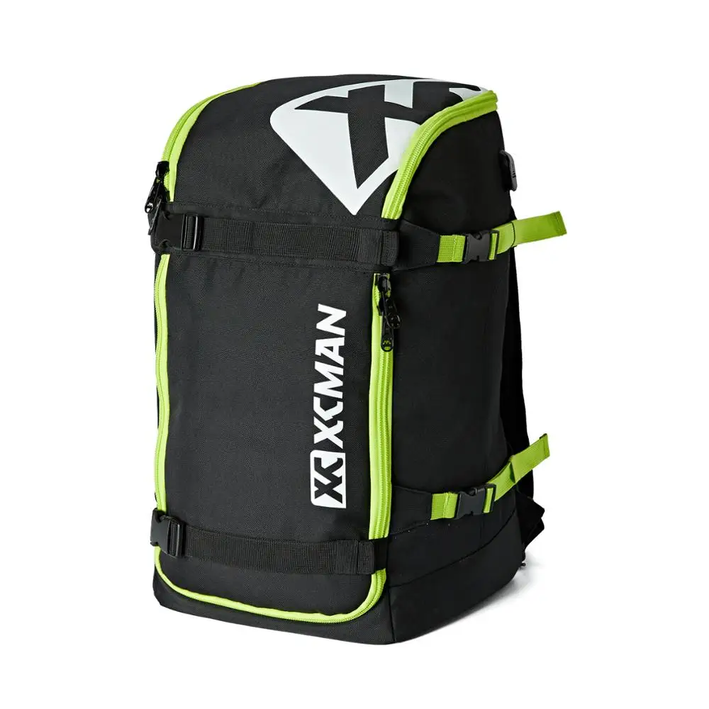 XCMAN Ski Snowboard Backpack Bag for Flying Air Travel Stores Helmet,USB Charging Port 50L