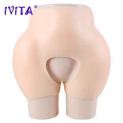 IVITA Silicone Panties Buttock Enhancement Underwear Hip Up Crossdressing Fake Vagina for Crossdresser Gay Transgender Shemale