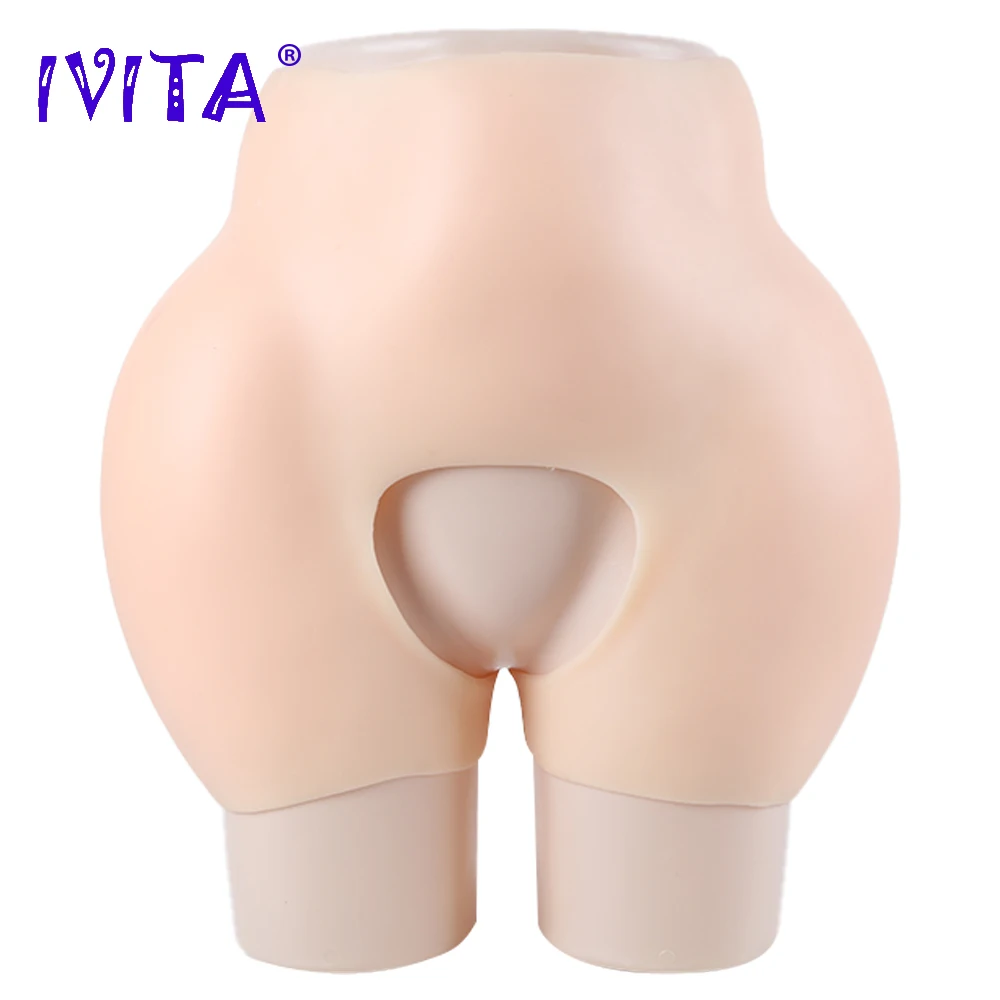 IVITA Silicone Panties Buttock Enhancement Underwear Hip Up Crossdressing Fake Vagina for Crossdresser Gay Transgender Shemale