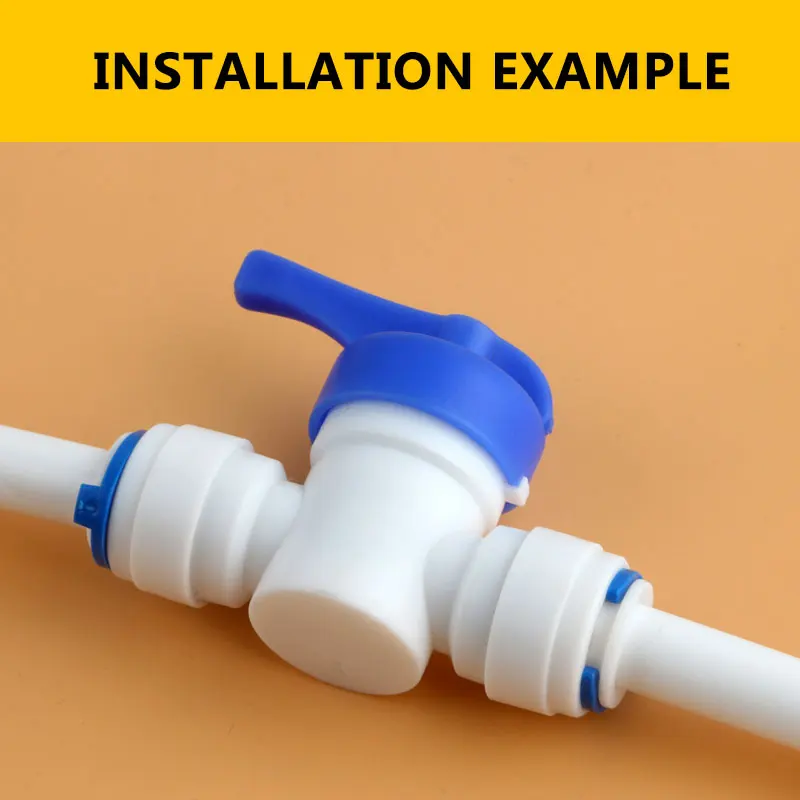 خرطوم غسيل عكسي سريع للأنبوب 3/8 " - 3/8" ، 9.5 مللي متر ، تركيب أنبوب PE ، مفتاح مشترك ، مرشح المياه ، نظام التناضح العكسي ، حوض السمك
