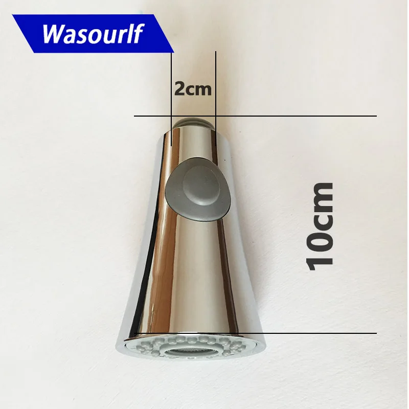 WASOURLF Kitchen Pull Out Sprayer Sink Mixer Tap Fittings Part Switch Shower Head Faucet Adapt Aerator Accessories Chrome Plated