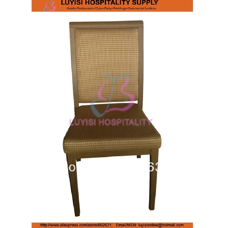 Wholesale Stackable Wood Imitation Aluminum Dining Chair