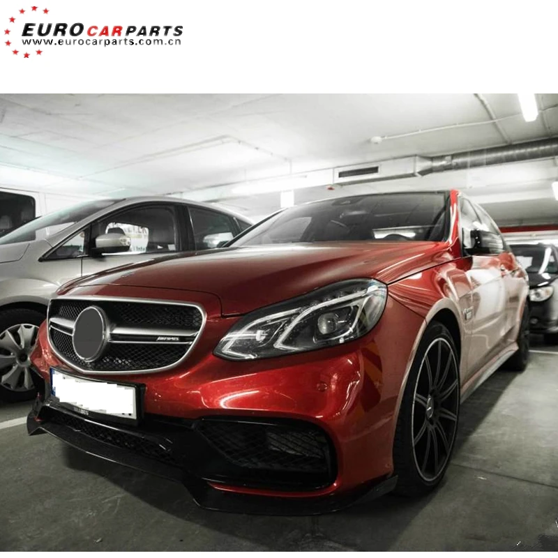 

E63 front lip fit for MB E-class W212 E63 2014-2016year to B-style E850 carbon fiber front spoiler