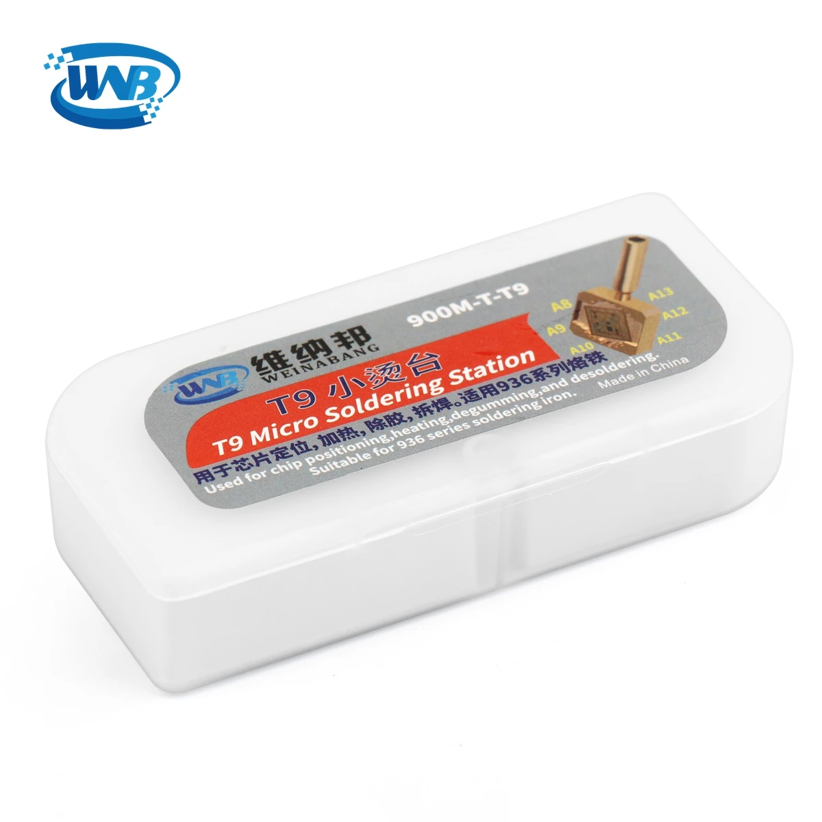 Imagem -06 - Plataforma de Aquecimento Miniatura Pure Copper Estação de Solda Micro para Cpu ic Chip Posicionamento Glue Removal Dessolder Wnb 900m-t-t9