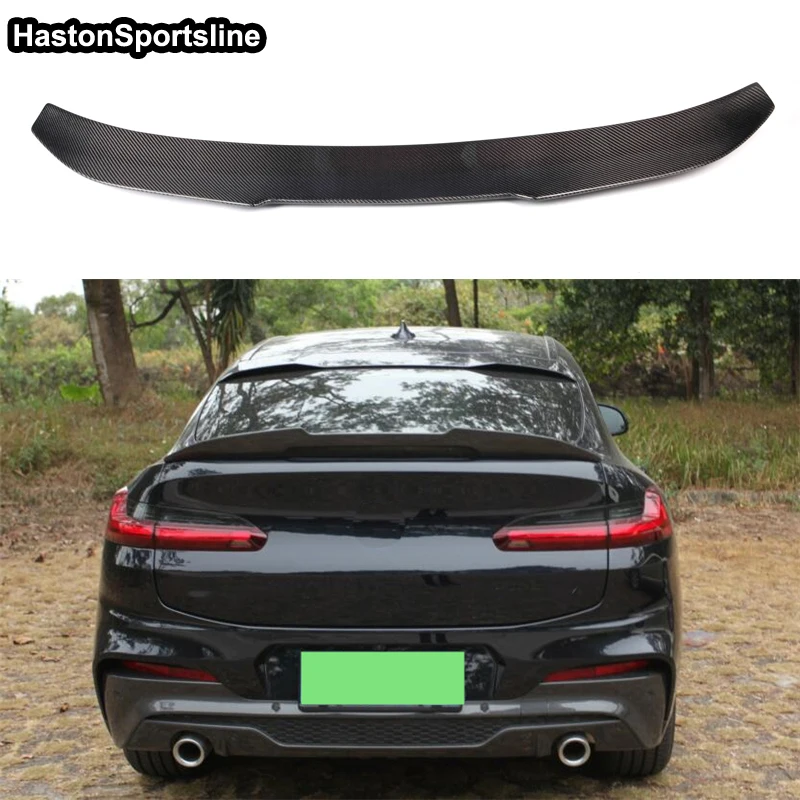 

For BMW X4 G02 P Style Carbon Fiber Rear Trunk Spoiler Car Wing 2019UP