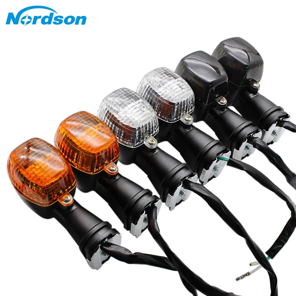 

Nordson Motorcycle Turn Signal Light LED Flexible Light For Kawasaki ZX600 Ninja ZX-6R ZX6R ZX-9R ZXR400 KLE 250 400