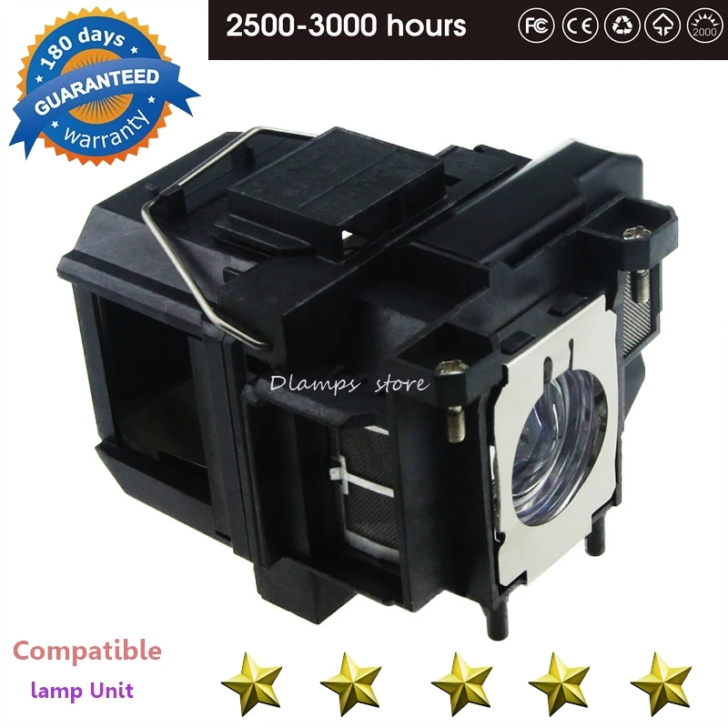 

Replacement lamp for ELPLP67 V13H010L67 Projector Lamp for epson EB-S02 EB-W02 EB-W12 EB-X14 EB-W16 eb-s11 H432B With Housing