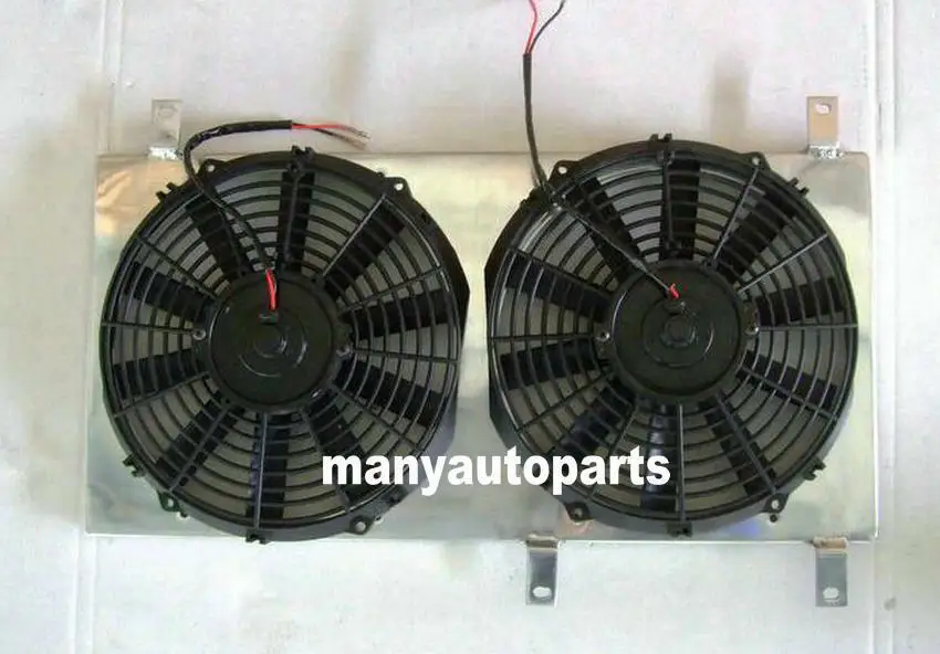 FOR MAZDA MIATA MX5 RADIATOR Aluminum Shroud & FANS 1999-2005 00 01 02 03 04 05