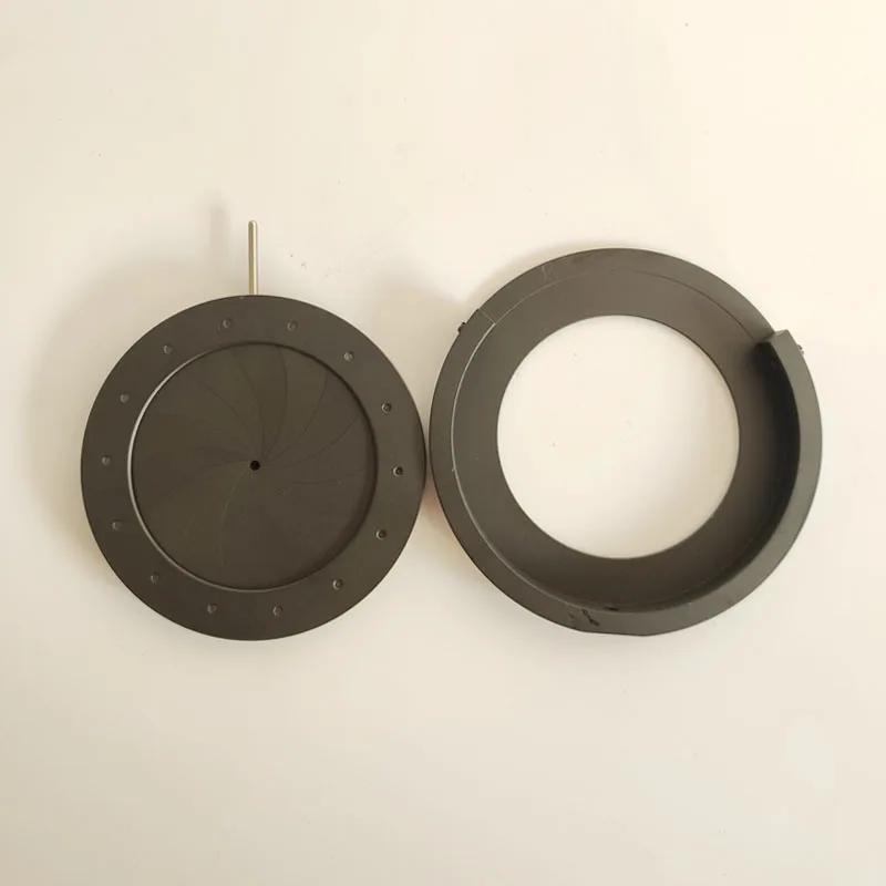 1pcs M4 3-52 mm Amplifying Diameter Zoom Optical Iris Diaphragm Aperture Condenser 14 Blades