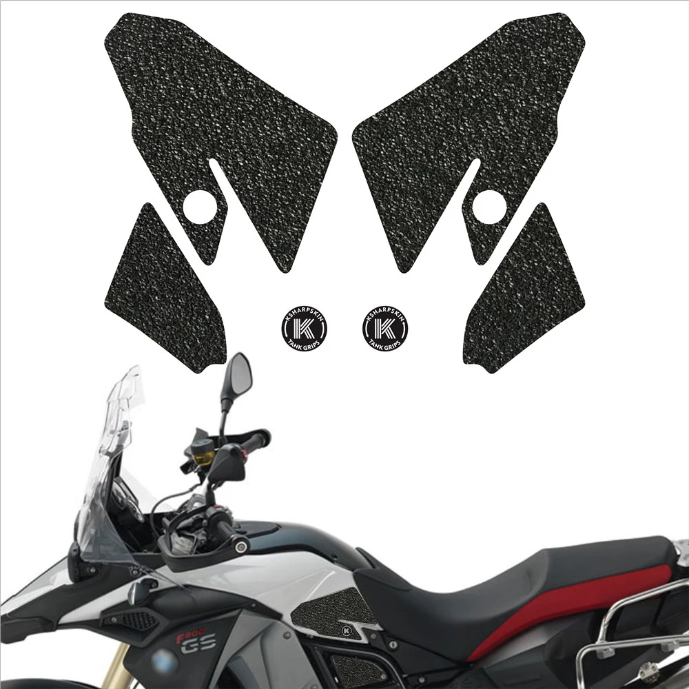 

Motorcycle Emblem Fuel Tank Traction Side Pad Knee Grip Decal Protective Stickers For BMW 13-18 F800GS F700GS F800GS ADVENTURE