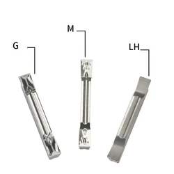 Lama scanalata H01 del tornio dell'inserzione di scanalatura del carburo di 10pc MGGN150 MGMN200-g H01 MGMN300 per la lama di alluminio dell'utensile di tornitura di taglio